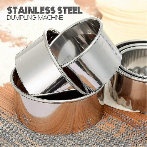 (1164)Turnover Pastry Molds, Stainless Steel Dumpling Pie Making Mold Kitchen 1