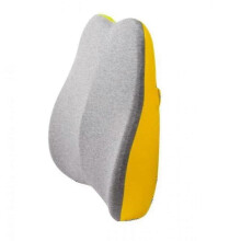 (1651) Hhcx-memory Foam Rugleuning Kantoorstoel Rugleuning Kussen (geel)
