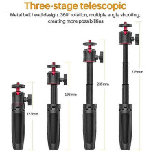 (81) K11 Videoconferentie Lichtset 3000k-8000k 4 Selfie Ringlicht voor Vergadertafel Webcamlicht met