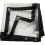 (2x2m2292) Telone impermeabile con occhielli, trasparente, pieghevole 2