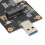 Adaptateur USB M.2 B 3.0 86x46mm 3042/3052 Double SIM 5