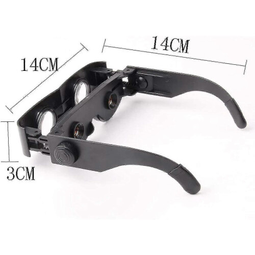 (814)Hands-free Binoculars Glassess,adjustable Abs Focus Glasses Telescope Magnifier 1