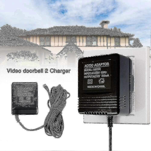 (1400) Strömadapter för Nest Hello videodörrklocka, videodörrklocka videointercom 1