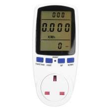 (1191) Enchufe de medición de potencia, monitor de consumo eléctrico, medidor de voltaje y corriente
