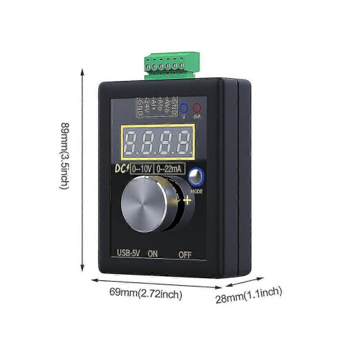 (1591)4 Digit Digital Display High Accuracy Handheld Signal Generator Current Voltage 2
