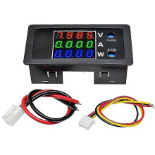 (371) 0,28 inch DC 0-100 V 10 A LED digitale voltmeter ampèremeter wattmeter spanning stroom voeding