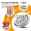 For Microwave Bacon Cooker Quick Cooking Bacon Rack Grease Collector 4