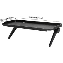(580) Monitor bovenplank, tv-scherm bovenplank, zwart, scherm bovenplank, monitor bovenplank voor streaming