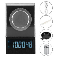 (406) 100g / 0.001g LCD Mini Elektronisk Kök Digital Smyckesvåg Viktmätare