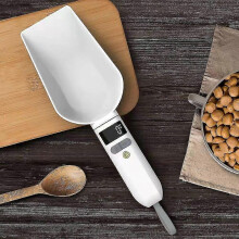 (500)Cucchiaio portatile per pesare alimenti per animali domestici, bilancia digitale LCD elettronica
