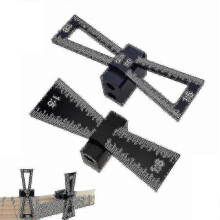 (852) 2 Stück Schwalbenschwanzmarkierer für Holzbearbeitung, Aluminiumlegierung, Schwalbenschwanzmarkierungsschablone