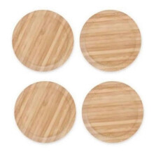 For 4 Pcs Wine Glass Covers Wood Drinking Glass Lids To Keep Bugs