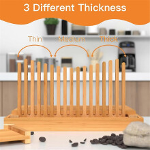 For Bamboo Wood Bread Slicer For Homemade Bread Toast Cutting Board