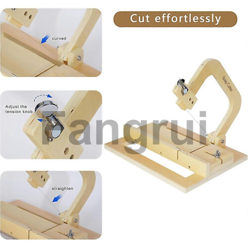 For Wooden Soap Cutters For Soap Making Adjustable Wire Soap Cutter 2