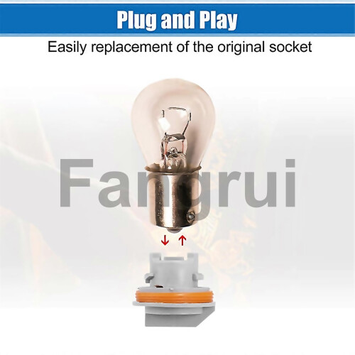 For 4pcs 4676589 Rear Brake Taillight Light Bulb Socket For 1