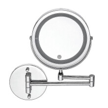 (1151)Led 10x Magnifying Makeup Shaving Vanity Mirror Bathroom Wall Mount 360