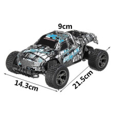 (1836) 1:20 2.4ghz Alta velocità Rc Telecomando Rock Racing Car Fuoristrada Camion Giocattoli Blu