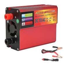(1707) 500W auto-omvormer 12V DC naar 220V AC omvormer gemodificeerde sinusgolf met digitale LED-indicator