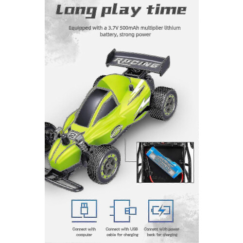 (2159) 2.4ghz 2wd radiostyrd terrängbil lastbil 2