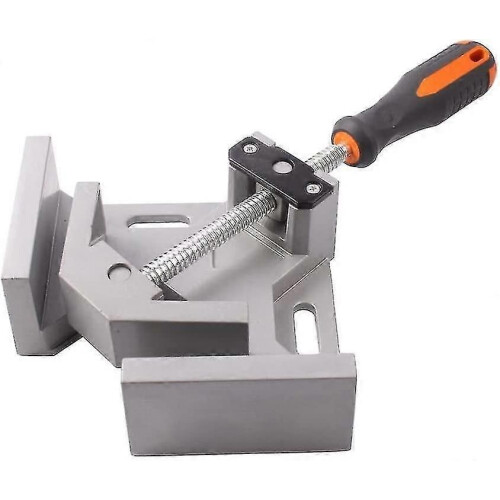 (1609) Prensa angular de 90 grados, resistente, de aleación de aluminio, ajustable, para banco de trabajo.