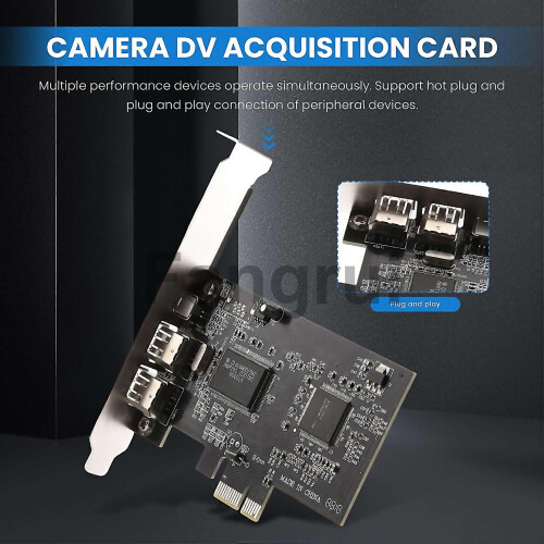 For Pcie Pci Express Firewire Card With Firewire Cable For Video 2