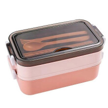 For Bento Box For Students Kids Office Workers Pink