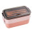 For Bento Box For Students Kids Office Workers Pink 1