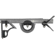 (1418) 30 cm Kombi-Winkellineal-Set, Edelstahl, verstellbares Winkellineal, multifunktionale Kombination