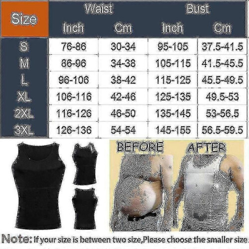 (S-Nero43986)Maglia a compressione per ginecomastia da uomo, allenatore della vita, intimo dimagrante, 2