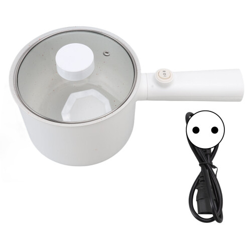 Olla eléctrica multifunción de nogal, 1,8 L, 450 W 1