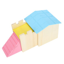 Casa in legno di pino per criceti 25x11x11 cm, 255 g Naturale