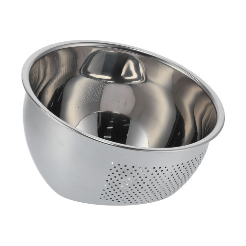 S-22.5CM Cestello in acciaio inossidabile per scolare il riso, Argento 2