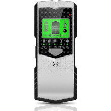 (132778) Väggdetektor Metall/trä/ström Multifunktionell detektering LCD-skärm Ljud Ala