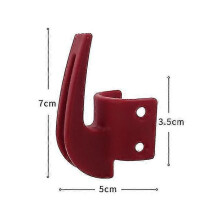 (Red44775) Gancho delantero resistente para patinete eléctrico Ninebot Max G30 G30d. Almacenamiento