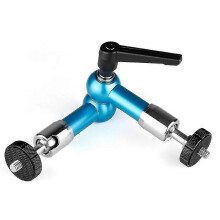 (133015) Yelangu 7 inch Magic Articulated Arm Magic Arm Rig Head voor het monteren van monitor- en videolampen