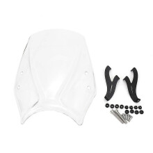 (Transparent45699)Nuovo per parabrezza per moto Trident 660 Deflettori del vento per flusso d'aria Schermo