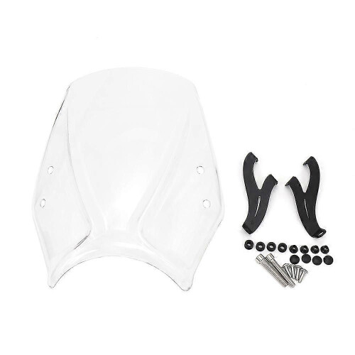 (Transparent45699) Neu für Trident 660 Motorrad Windschutzscheibe Windschutzscheibe Luftstrom Windabweiser