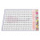 Ukulele Chord Chart Poster for Beginners Art Paper Instructional Reference 12