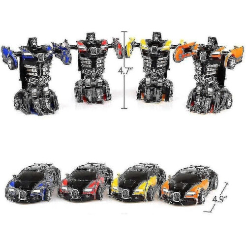 (Publicité jaune 159) Voiture robot transformable télécommandée, jouet robot pour enfants 2
