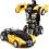 (Publicité jaune 159) Voiture robot transformable télécommandée, jouet robot pour enfants 1