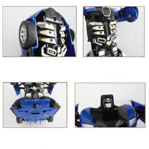 (bleu aa170) Voiture robot transformable télécommandée, jouet robot pour enfants 2