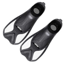 (EU 43-43.5-Zwart Wit1561)Unisex Voor Baanzwemmen Flippers Surfen Comfort Plat Duiken Flipper Outdoor