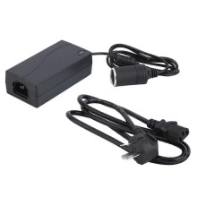 (1718) Auto-omvormer sigarettenaanstekeradapter converter stroom 110-240v naar DC 12v 5a e