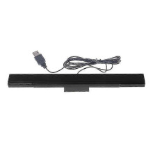 (Black1617) Sensor Bar Bedrade Ontvangers IR Signaal Ray USB Plug Vervanging Voor Wii Afstandsbediening