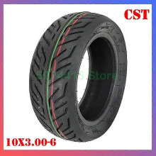 (Neumático sin cámara de 10x3.00-6 pulgadas para patinete eléctrico, accesorios para ruedas de 10 pulgadas">