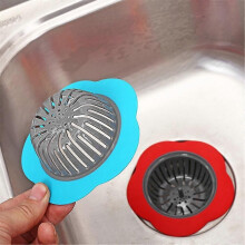 (2424) Bouchon de vidange pour évier de cuisine - Filtre à déchets - Accessoires de cuisine et de salle