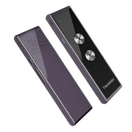 (silver grey2153)Portable Smart Voice Translator Two-way Real Time Multi-language Translation Photo 1