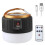 (714)Solar Led Camping Lantern Rechargeable, Emergency Lantern - Remote Control Flashlight Tent Lights, 1