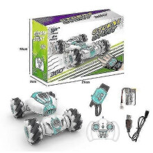 (Green53) Voiture télécommandée acrobatique Auto 360 Twister avec détection de gestes de la main - Jouet
