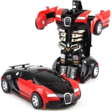 (Rouge ac171) Voiture robot transformable télécommandée, jouet robot pour enfants